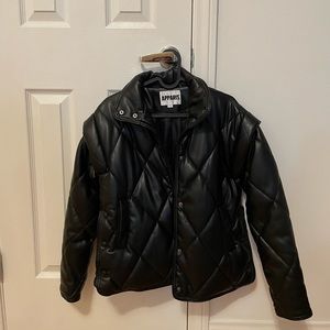 Apparis faux leather jacket XXS NWOT